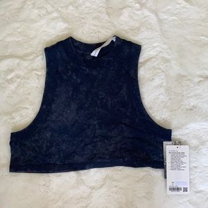 Lululemon All Yours Crop Tank *Blue Dye